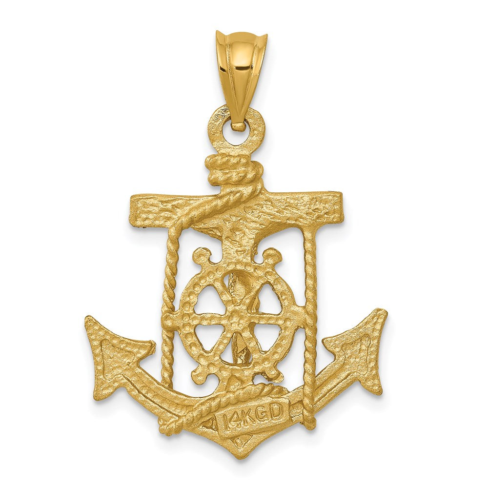 14k Mariners Cross Pendant