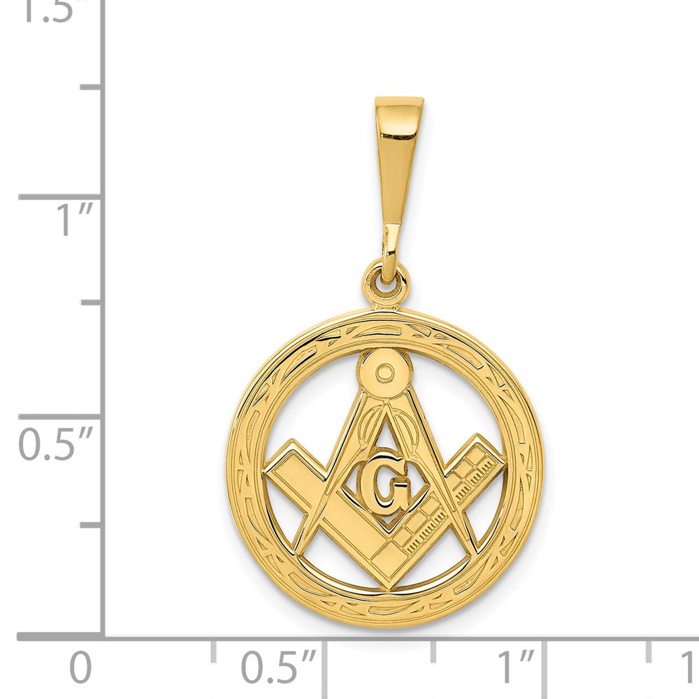 14k Masonic Pendant