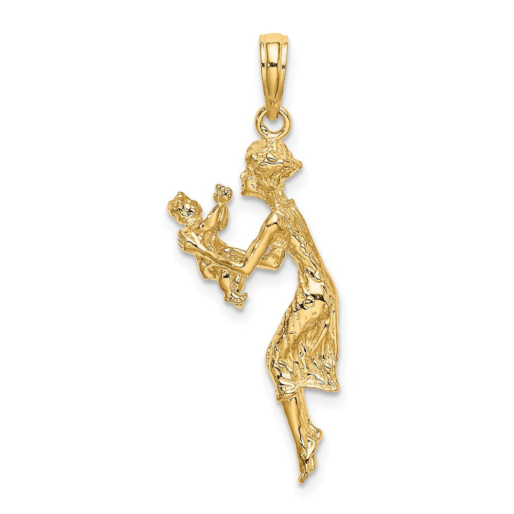 14k Mother and Baby Charm