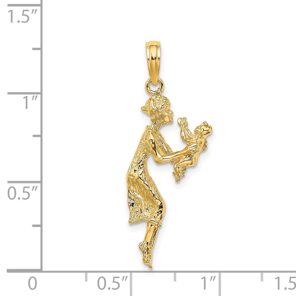 14k Mother and Baby Charm
