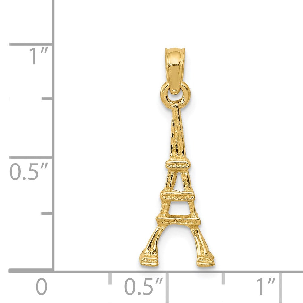 14k Eiffel Tower Pendant