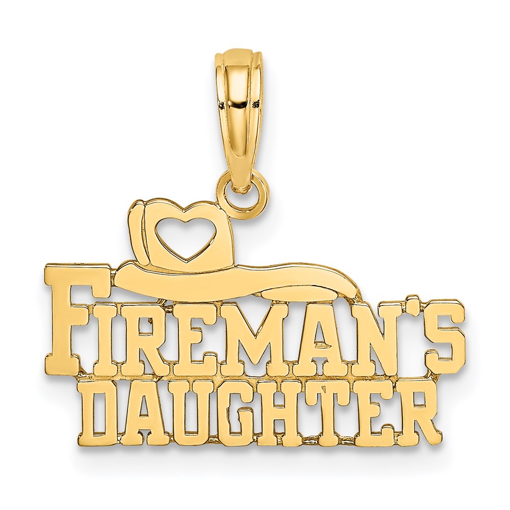 14k FIREMAN'S DAUGHTER Charm