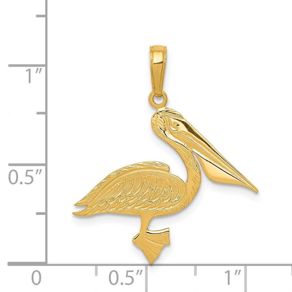 14k Pelican Pendant