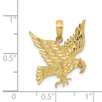 14k Eagle Pendant