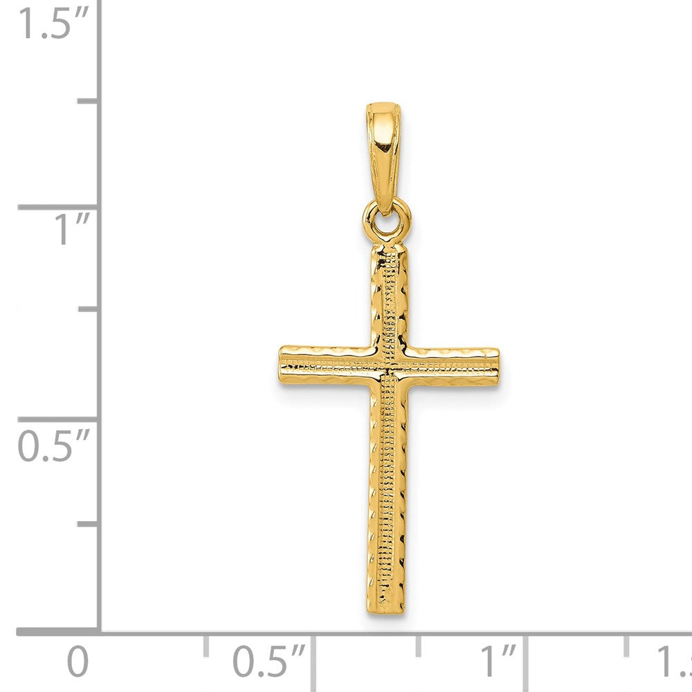 14k Latin Cross Pendant