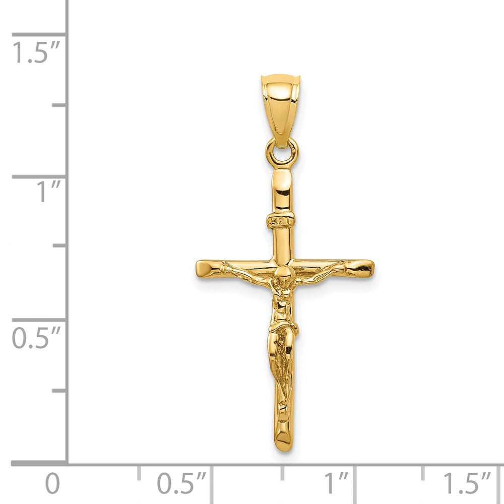 14k INRI Crucifix Pendant