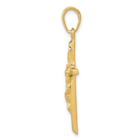 14k Crucifix Pendant