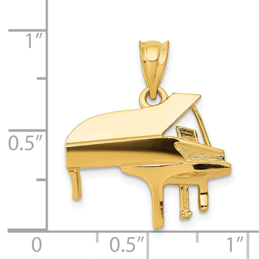 14k Piano Charm