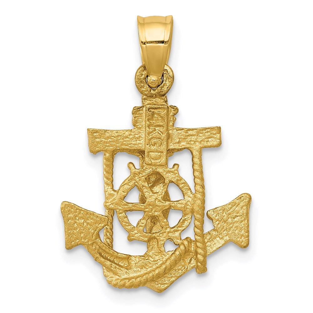 14k Mariners Cross Pendant – TreasureFineJeweler