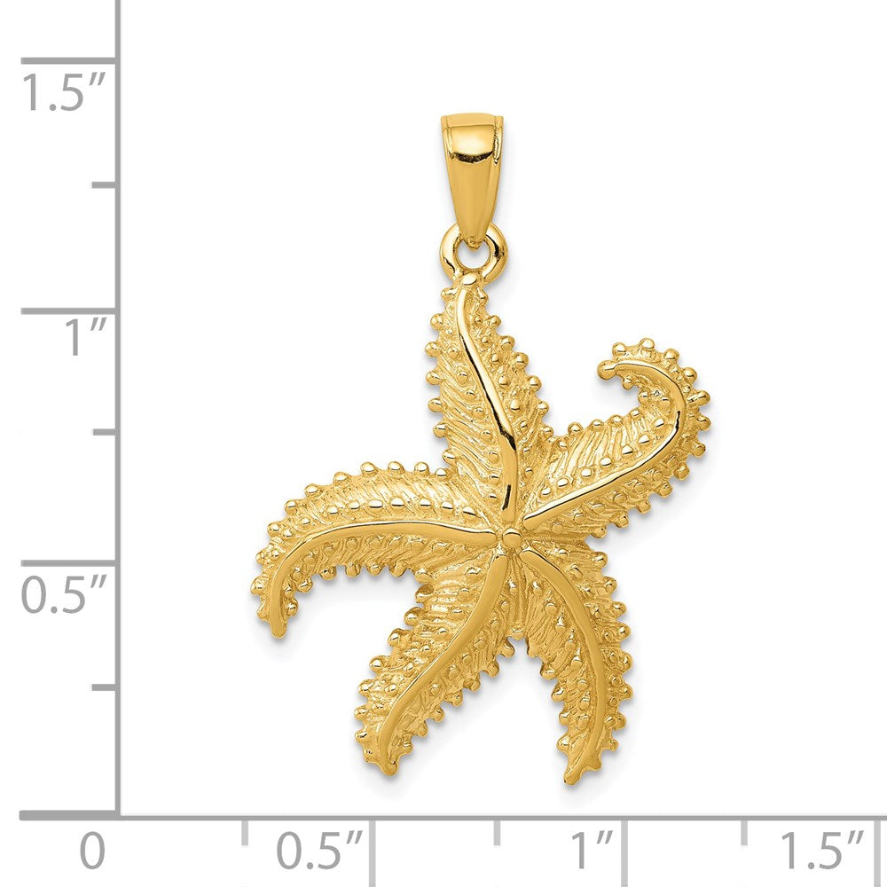 14K Starfish Pendant 3