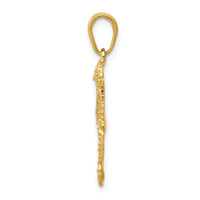 14K Seahorse Pendant 2