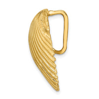 14K Fits Up To 8mm and 10mm Medium Scallop Shell Slide