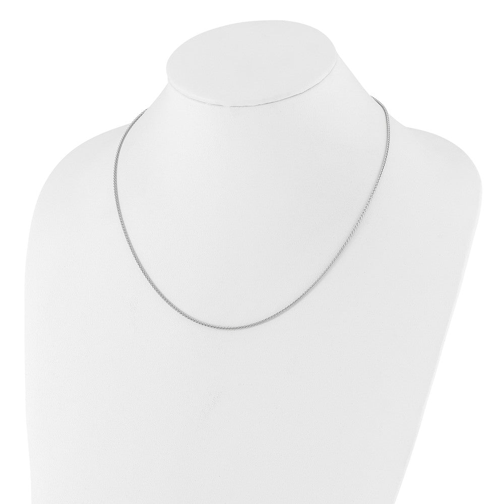 Sterling Silver Adjustable 1.5mm Spiga Chain