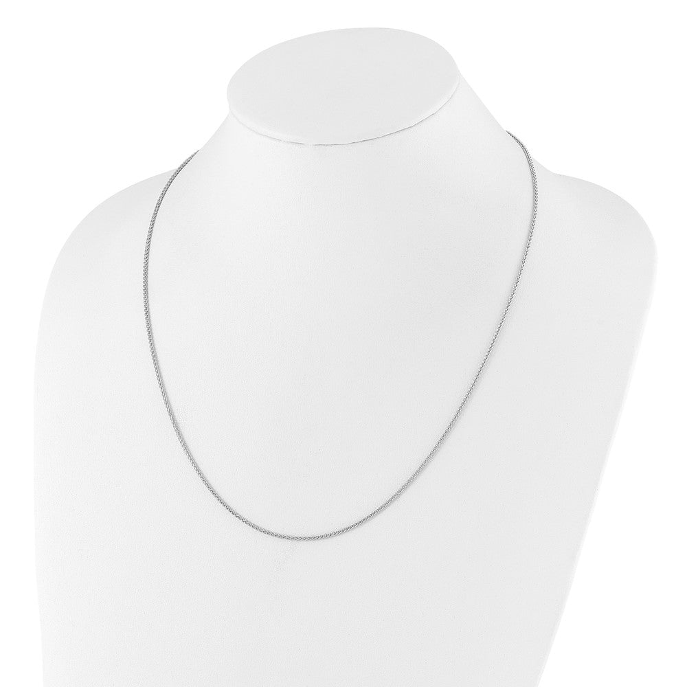 Sterling Silver Adjustable 1.5mm Spiga Chain