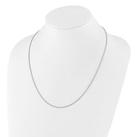 Sterling Silver Adjustable 1.5mm Spiga Chain