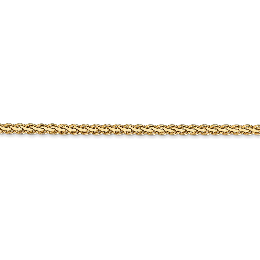 14k 2.3mm Flat Wheat Chain