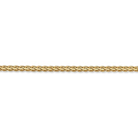 14k 2.3mm Flat Wheat Chain