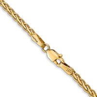 14k 2.3mm Flat Wheat Chain