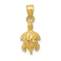 14K Turtle Pendant 1