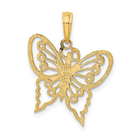 14K Cut-Out Butterfly Charm