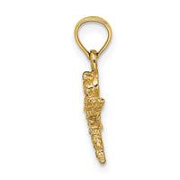 14K 2-D Mini Dragonfly w/Cut-out Wings Charm