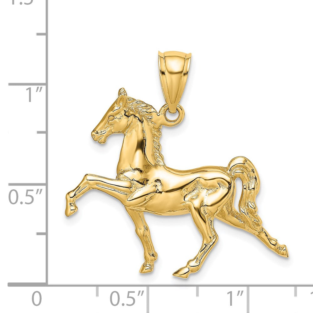 14K 3-D Tennessee Walking Horse Charm