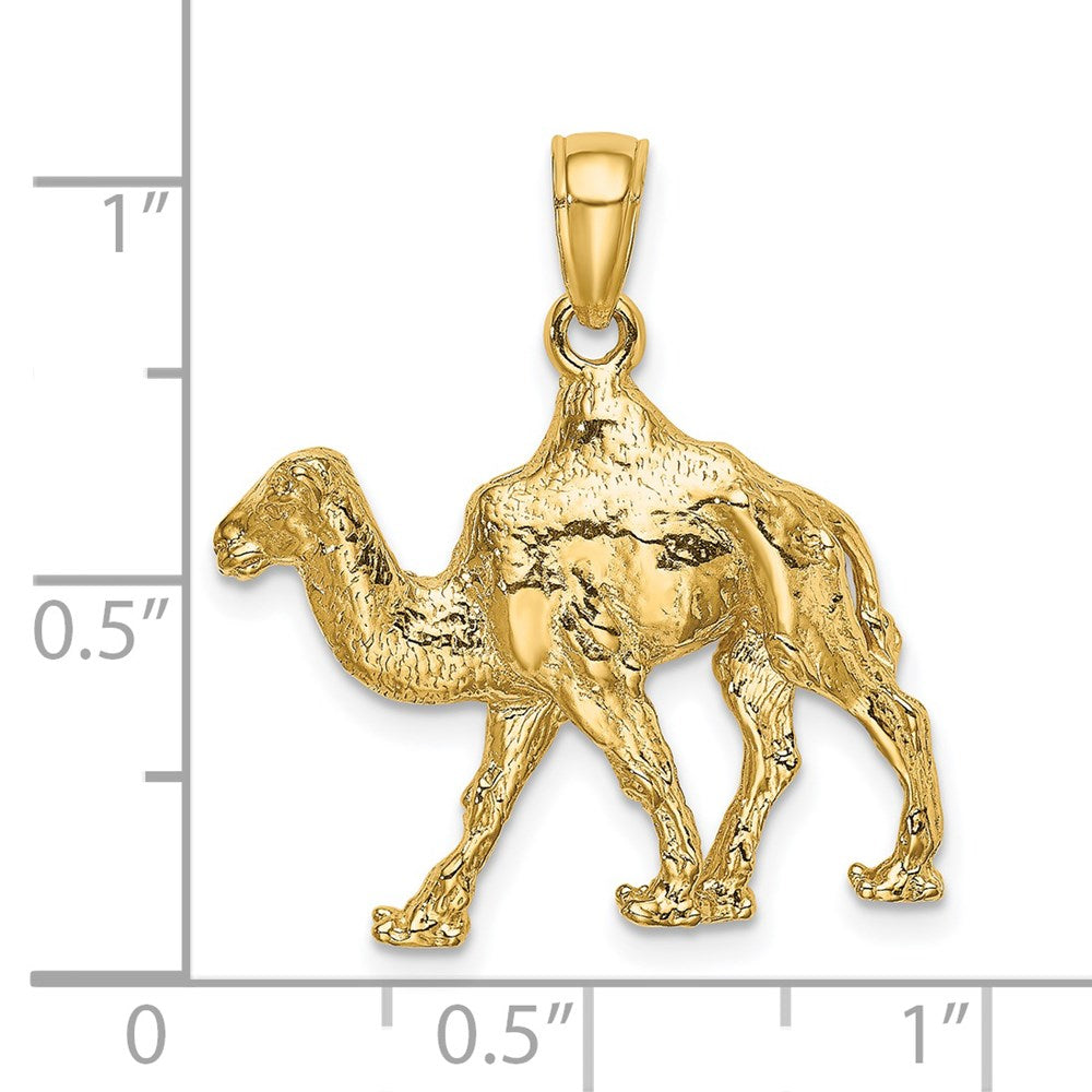14K 3-D Camel Charm