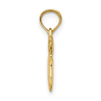 14K 3-D Polished Two Kittens Charm