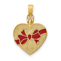 14K w/ Enamel and I LOVE YOU Inside 3-D Candy Box Charm