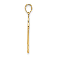 14K Cut-Out Polished Dog Bone Charm