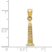 14K 3D Washington Monument Charm