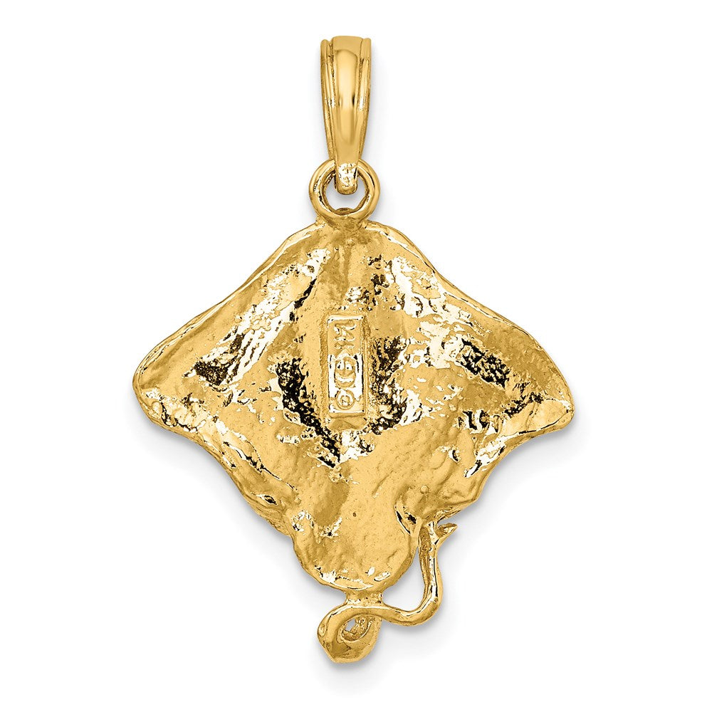 14K Stingray Charm 4