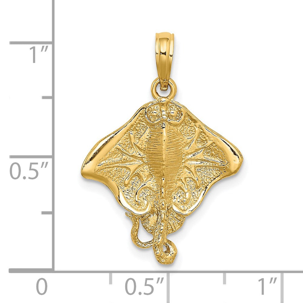 14K Stingray Charm 3