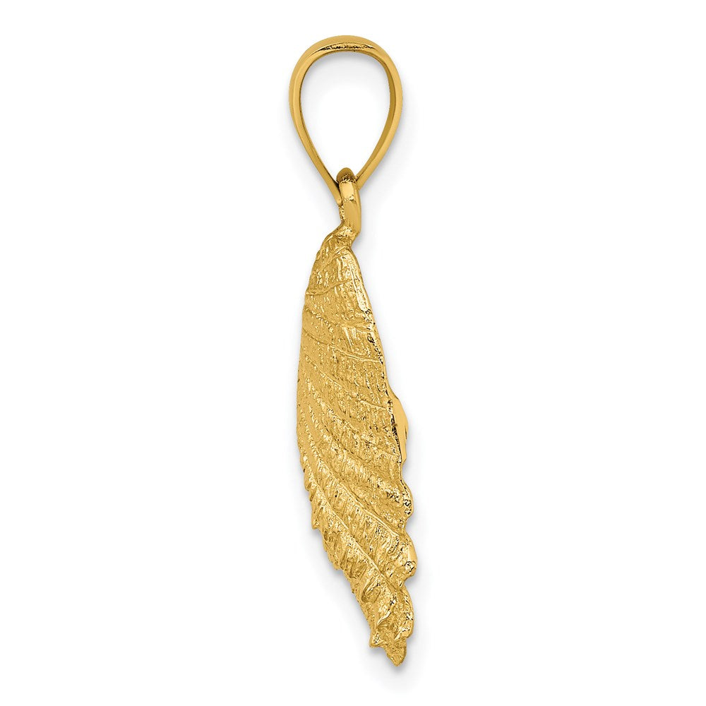 14K Shell Charm