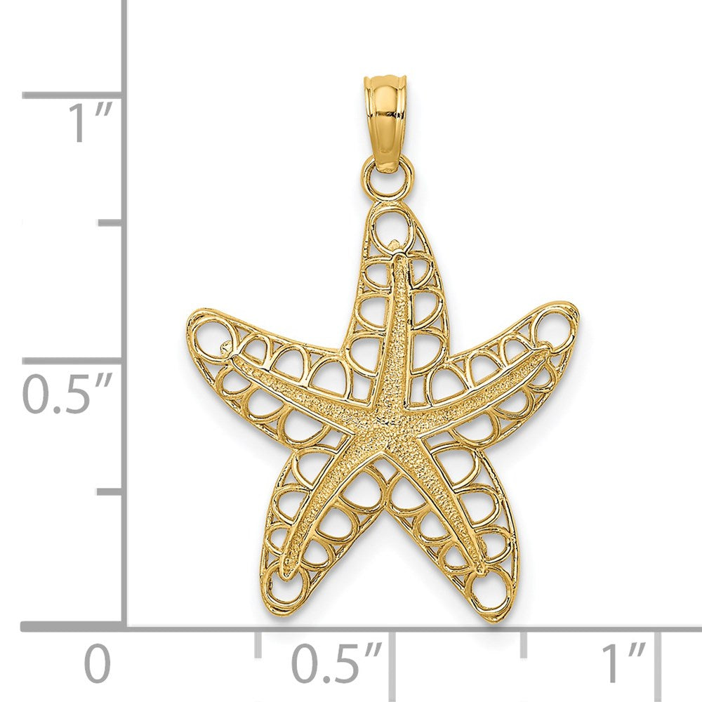 14K Cut-Out Starfish Charm 3