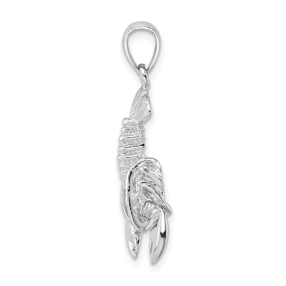 14K White Gold Moveable Lobster Charm 2