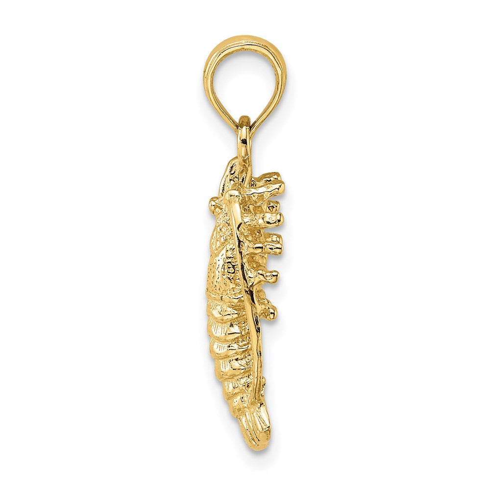 14K Florida Lobster with Out Claws Charm 2