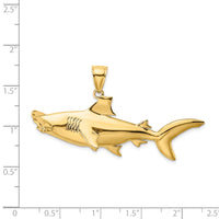 14K 3-D Hammerhead Shark Charm 5