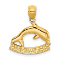 14K KEY WEST Dolphin Charm 1