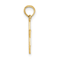 14K Engraved Star Of David Charm
