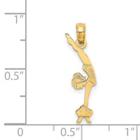 14K Gymnastics Charm
