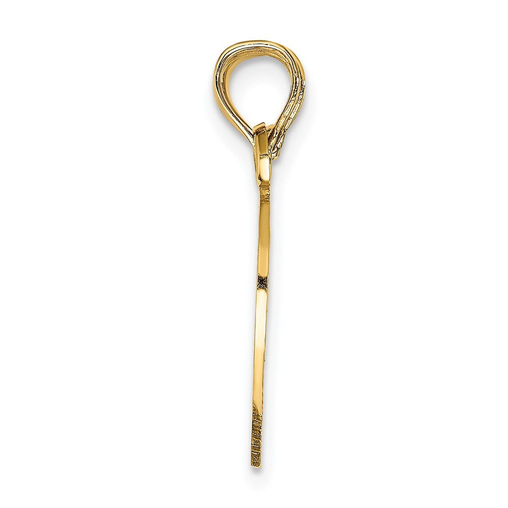 14K BOY/GIRL FRIEND Break-apart Heart Charm