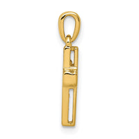 14k 1/6ct. Diamond Latin Cross Pendant