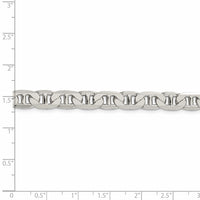 Sterling Silver 7mm Flat Anchor Chain