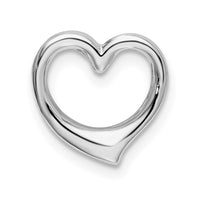 Sterling Silver Polished Heart Slide