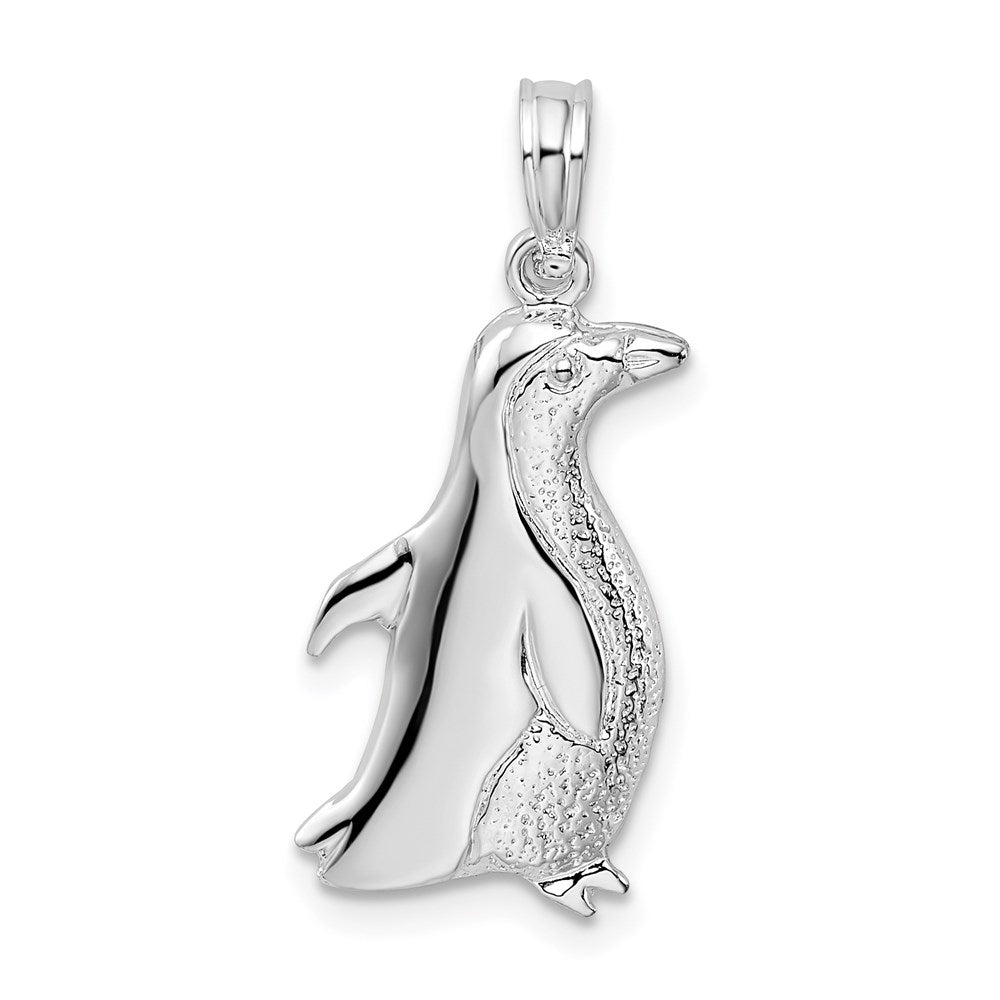 Sterling Silver Polished Penguin Pendant