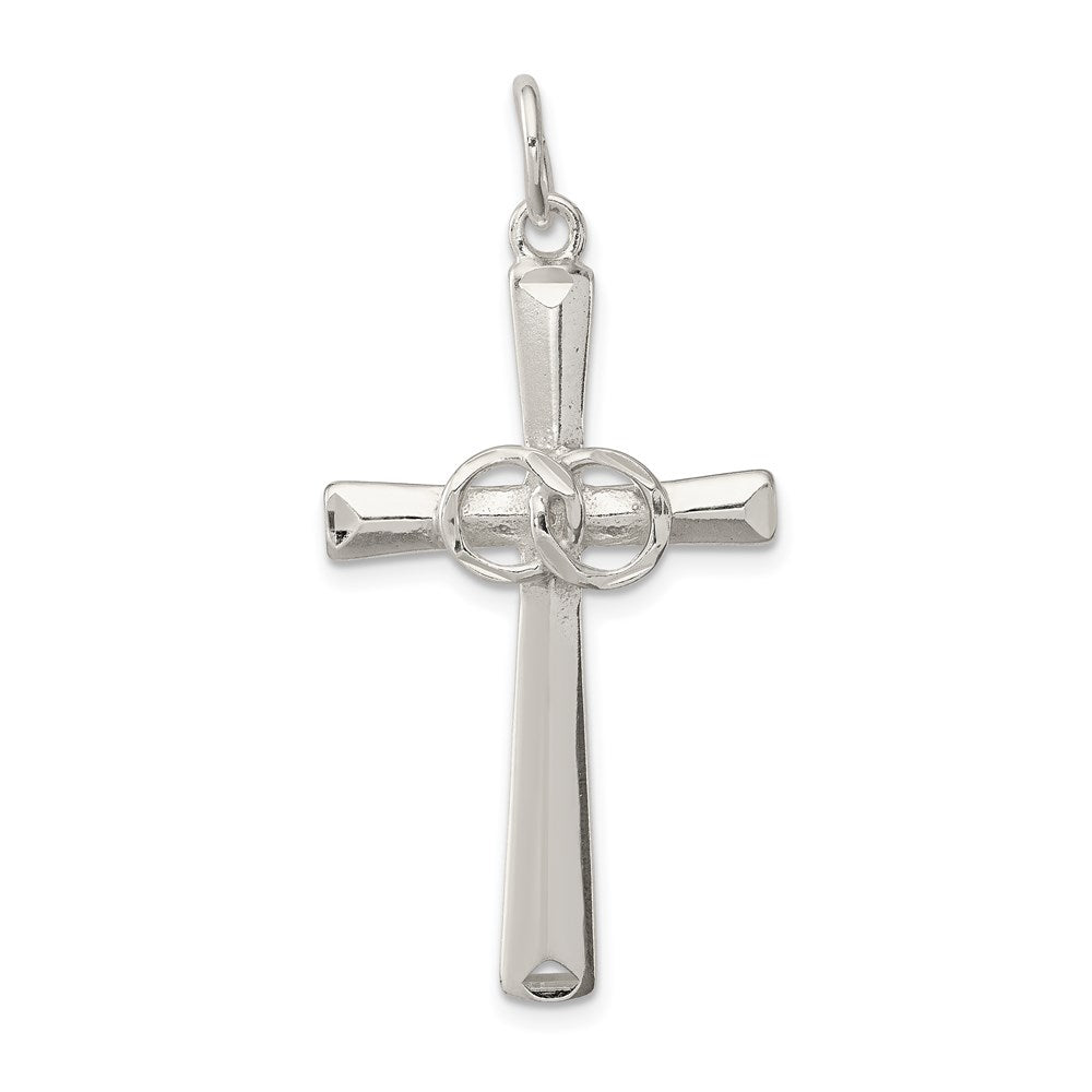 Sterling Silver Holy Matrimony Cross Pendant