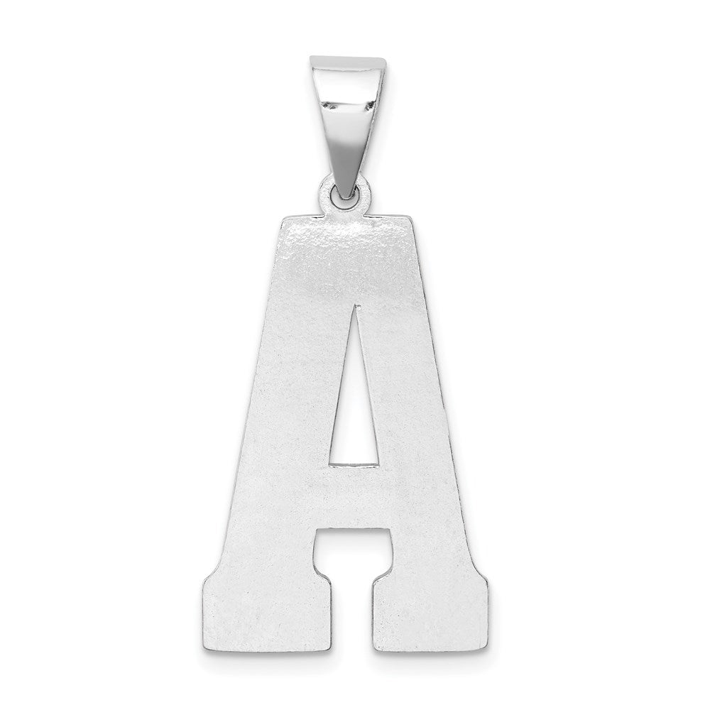 Sterling Silver Letter A Initial Pendant