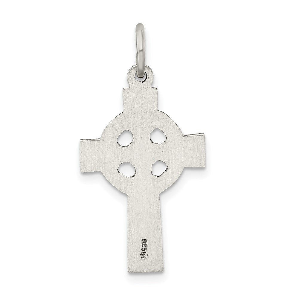 Sterling Silver Antiqued Celtic Cross Charm