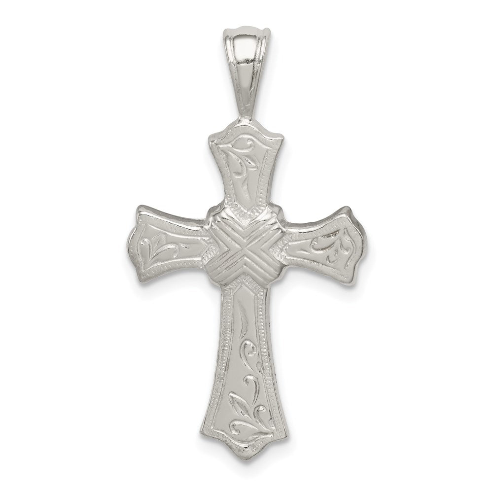 Sterling Silver Cross Pendant – TreasureFineJeweler
